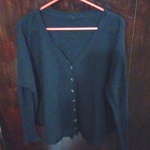 Urban Outfitters Out From Under Thermal Sweater Black Size M